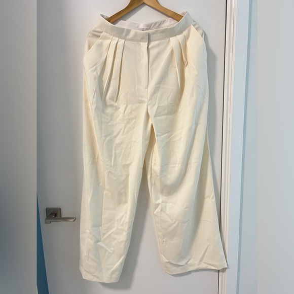 OAK+FORT CREAM TROUSERS (NEW WITH TAG) - Picture 1 of 4